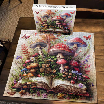 Libro di funghi puzzle puzzle 1000 pezzi
